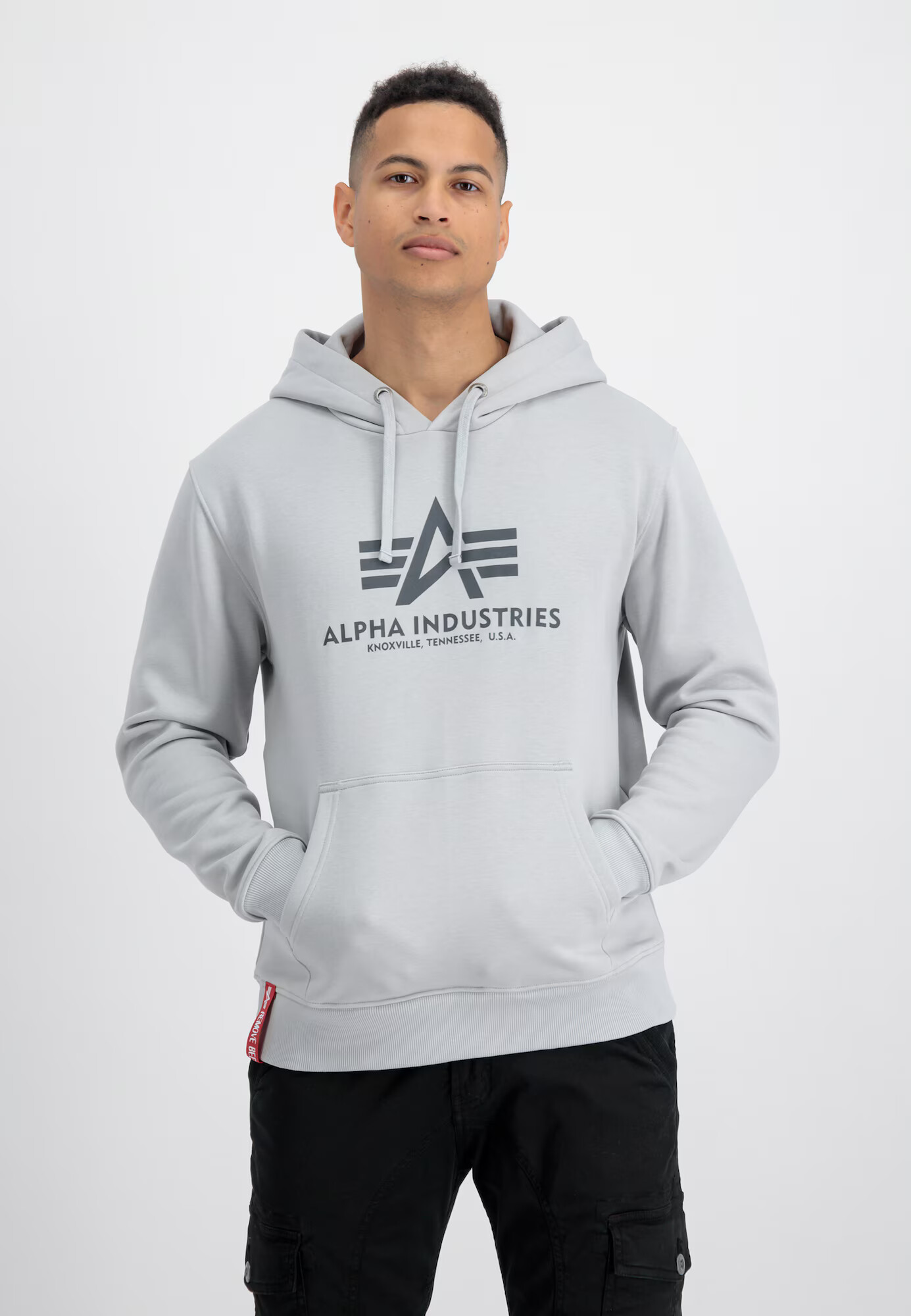 ALPHA INDUSTRIES Majica siva / antracit - Pepit.si