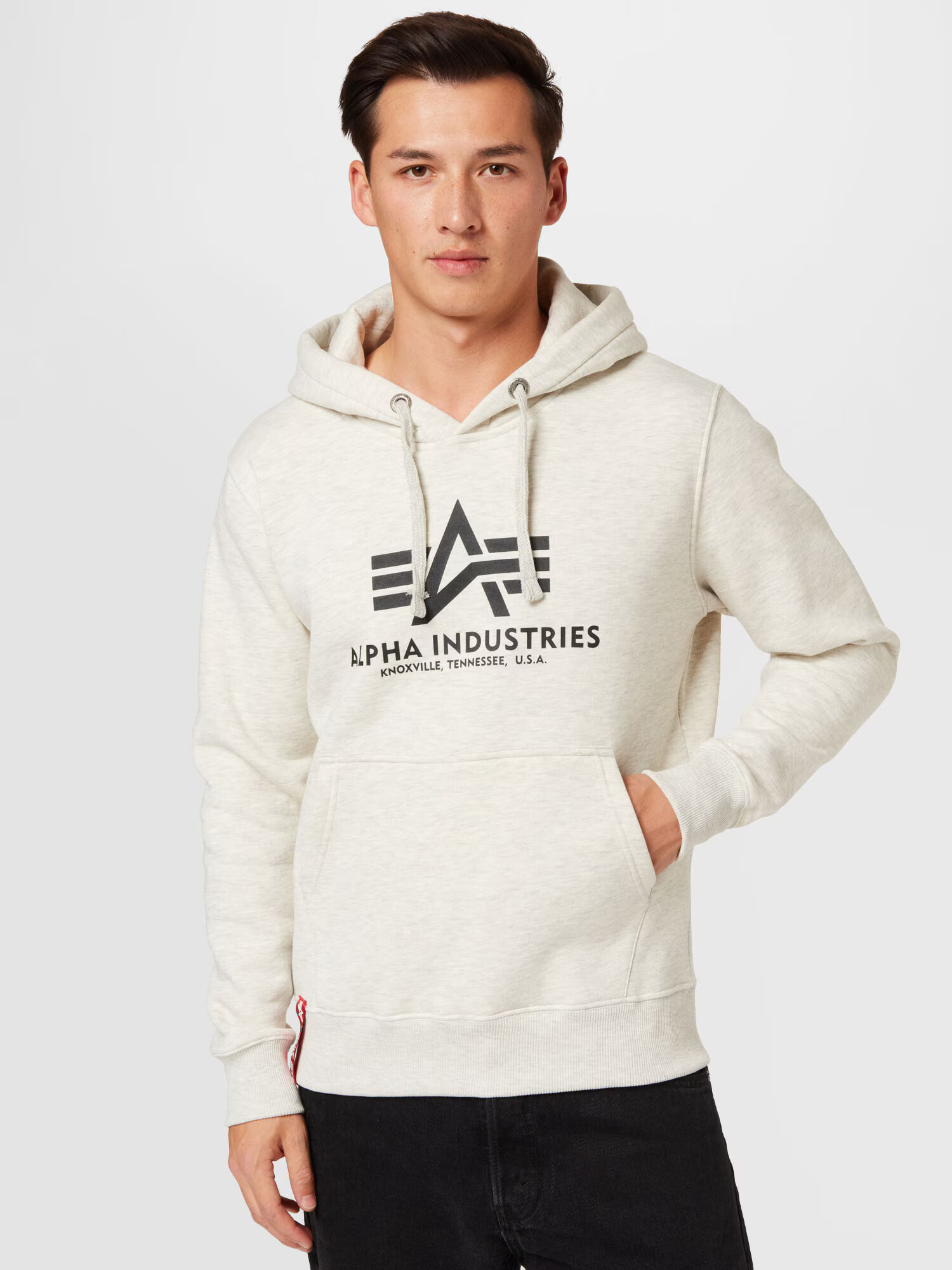 ALPHA INDUSTRIES Majica siva / črna - Pepit.si