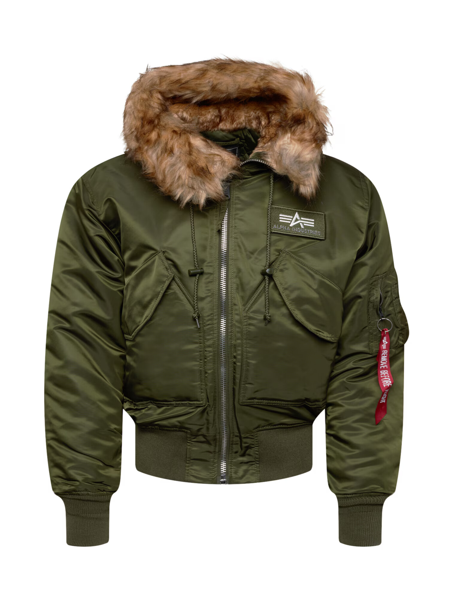 ALPHA INDUSTRIES Prehodna jakna '45P' oliva / bela - Pepit.si