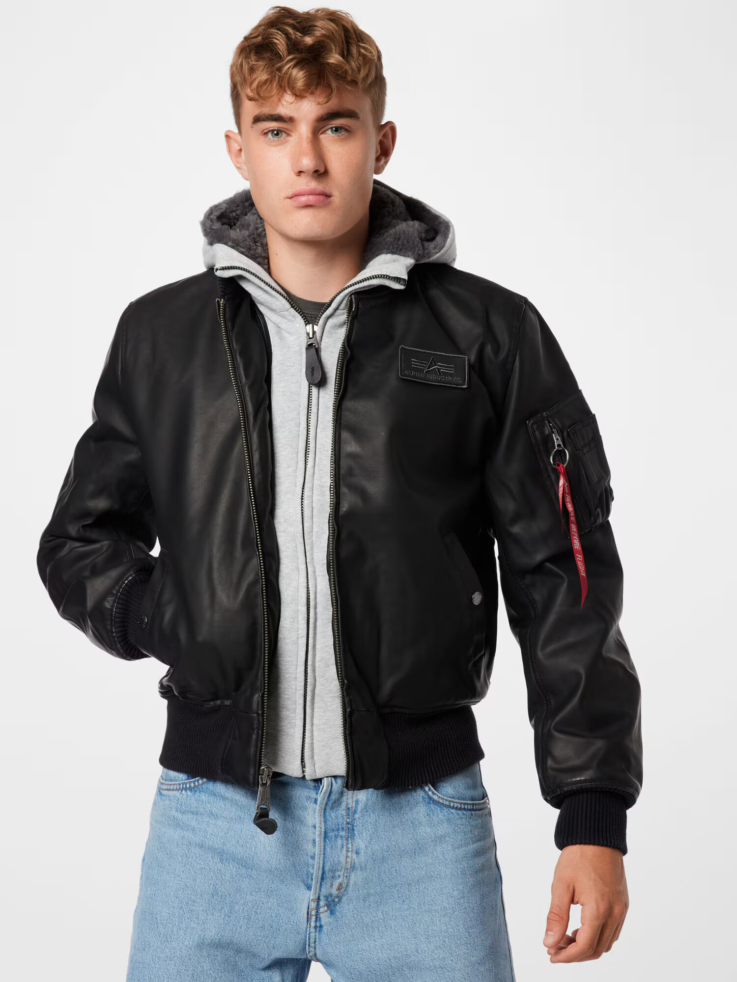 ALPHA INDUSTRIES Prehodna jakna črna - Pepit.si