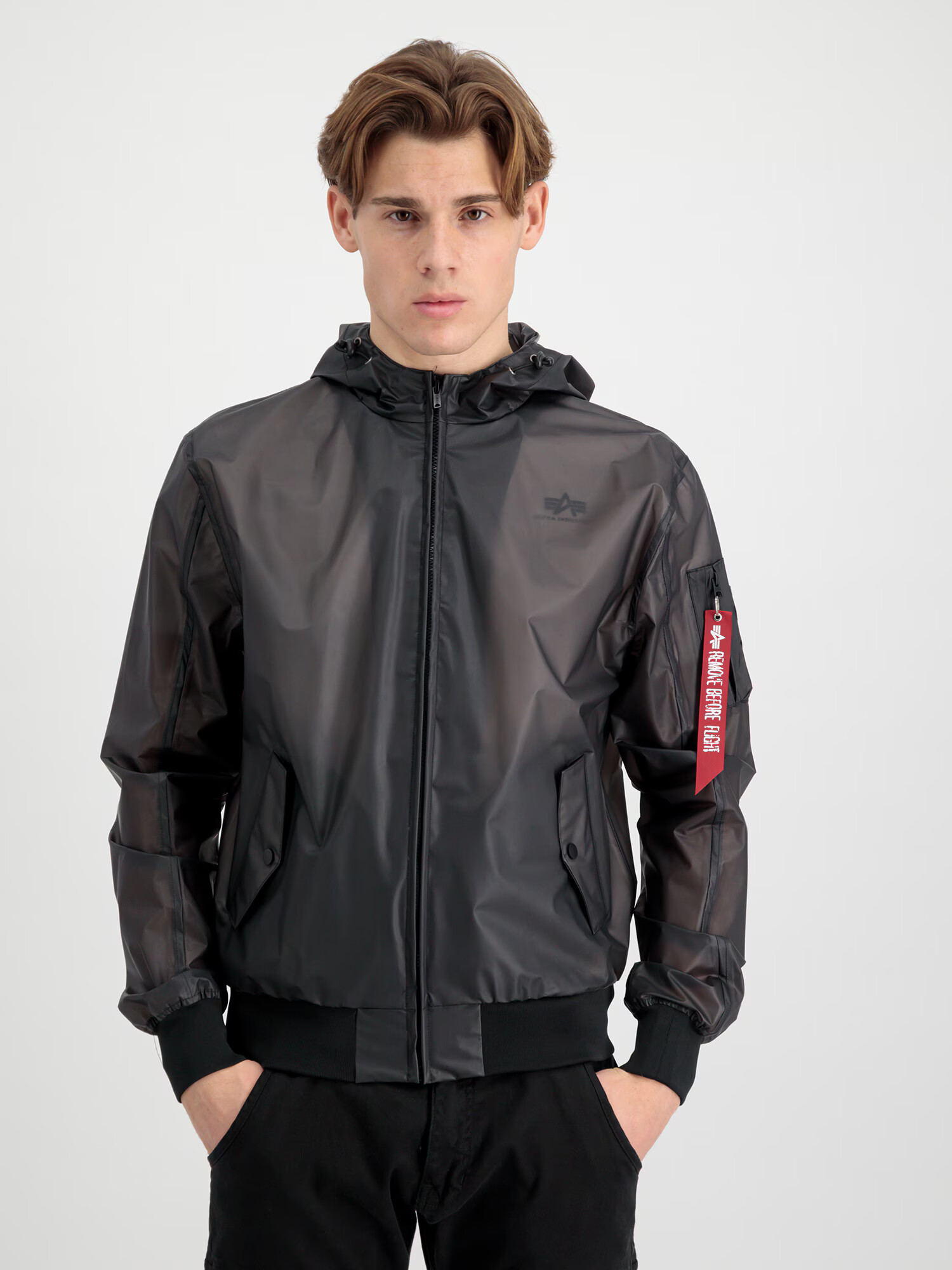 ALPHA INDUSTRIES Prehodna jakna črna - Pepit.si