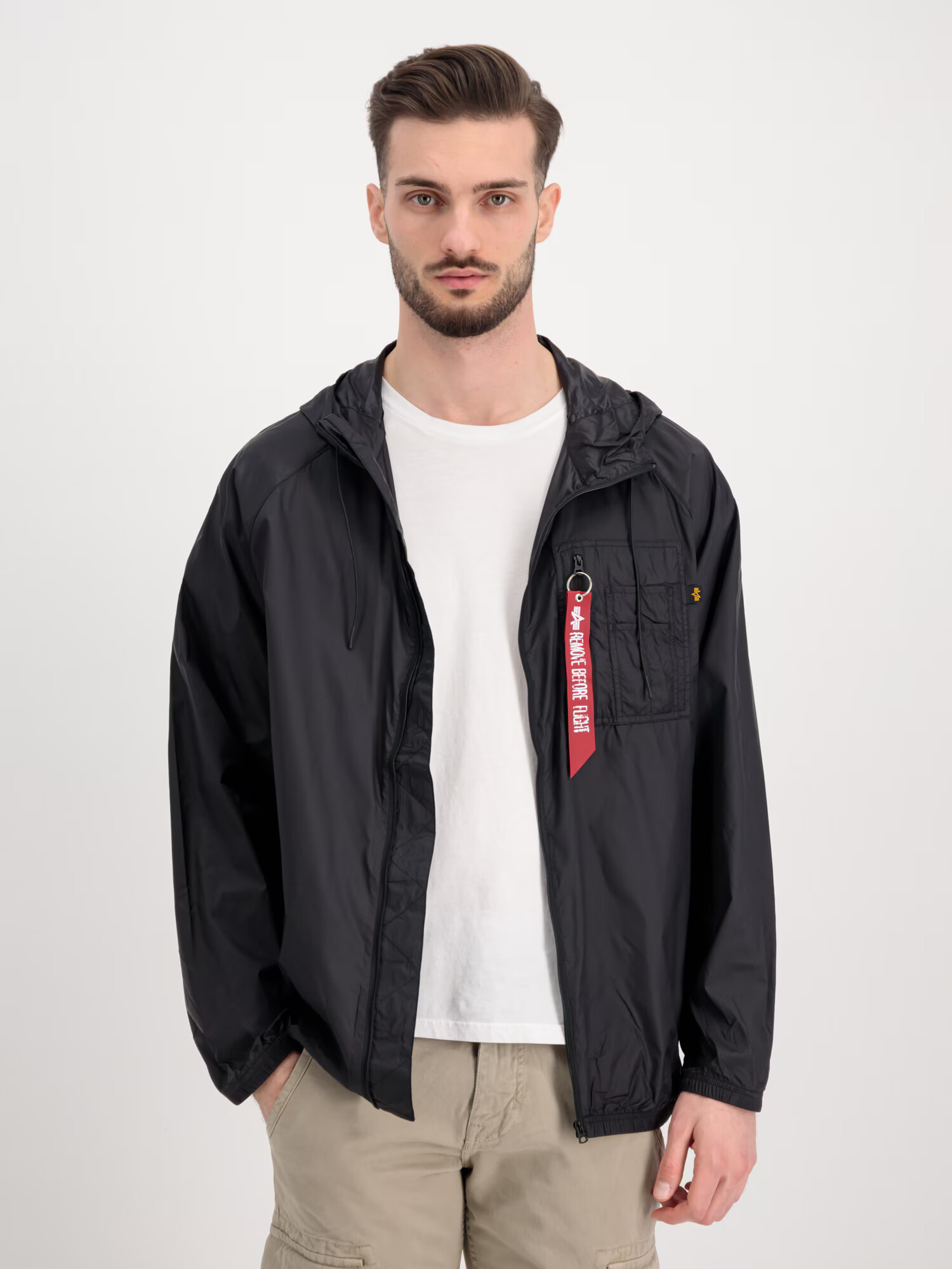 ALPHA INDUSTRIES Prehodna jakna črna - Pepit.si