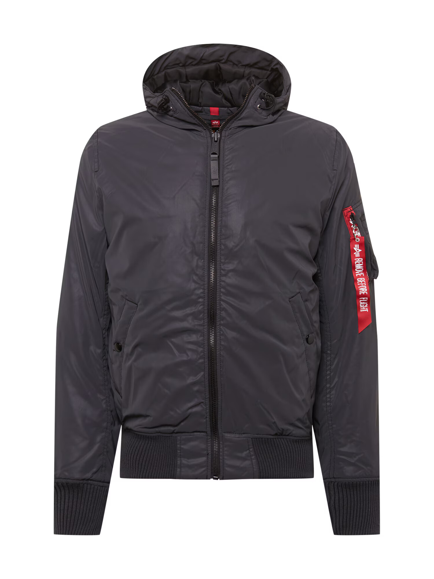 ALPHA INDUSTRIES Prehodna jakna rdeča / črna / bela - Pepit.si