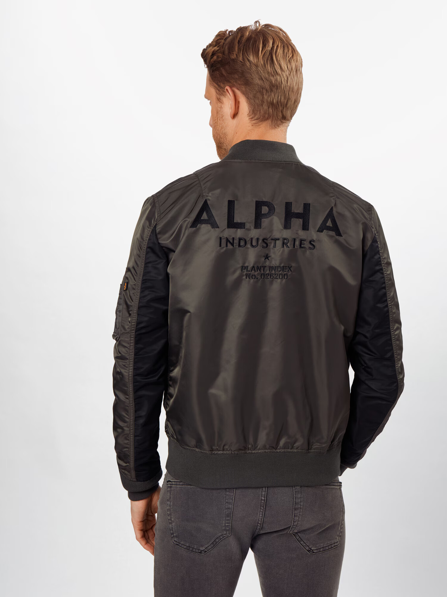 ALPHA INDUSTRIES Prehodna jakna temno siva / črna - Pepit.si