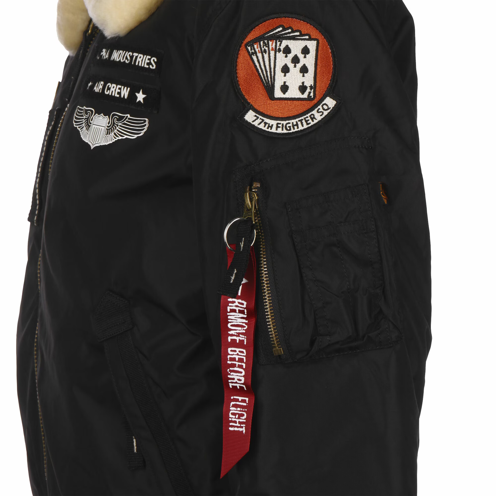 ALPHA INDUSTRIES Zimska jakna ' Injector III Air Force ' črna - Pepit.si