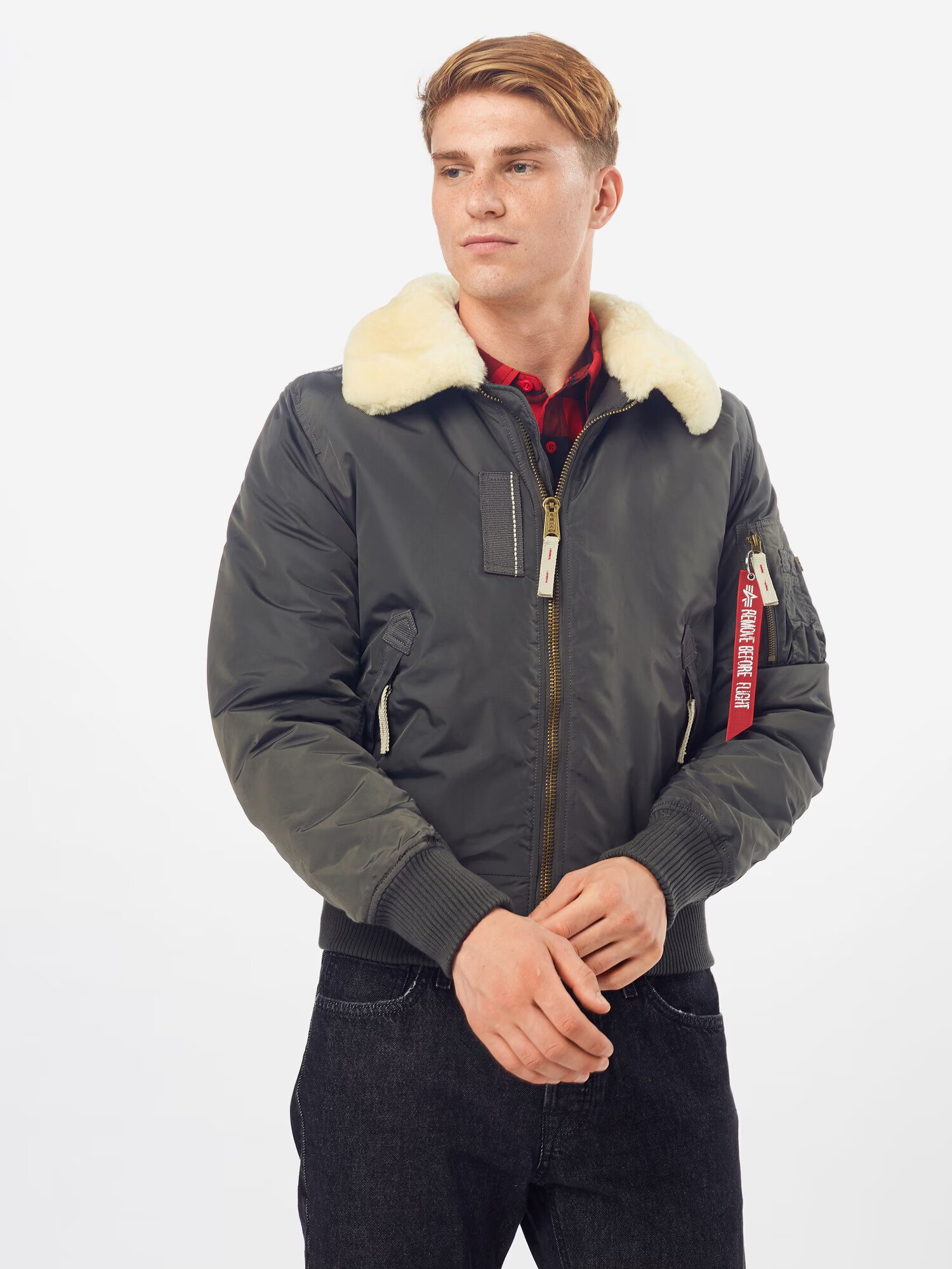 ALPHA INDUSTRIES Prehodna jakna 'Injector III' temno siva - Pepit.si