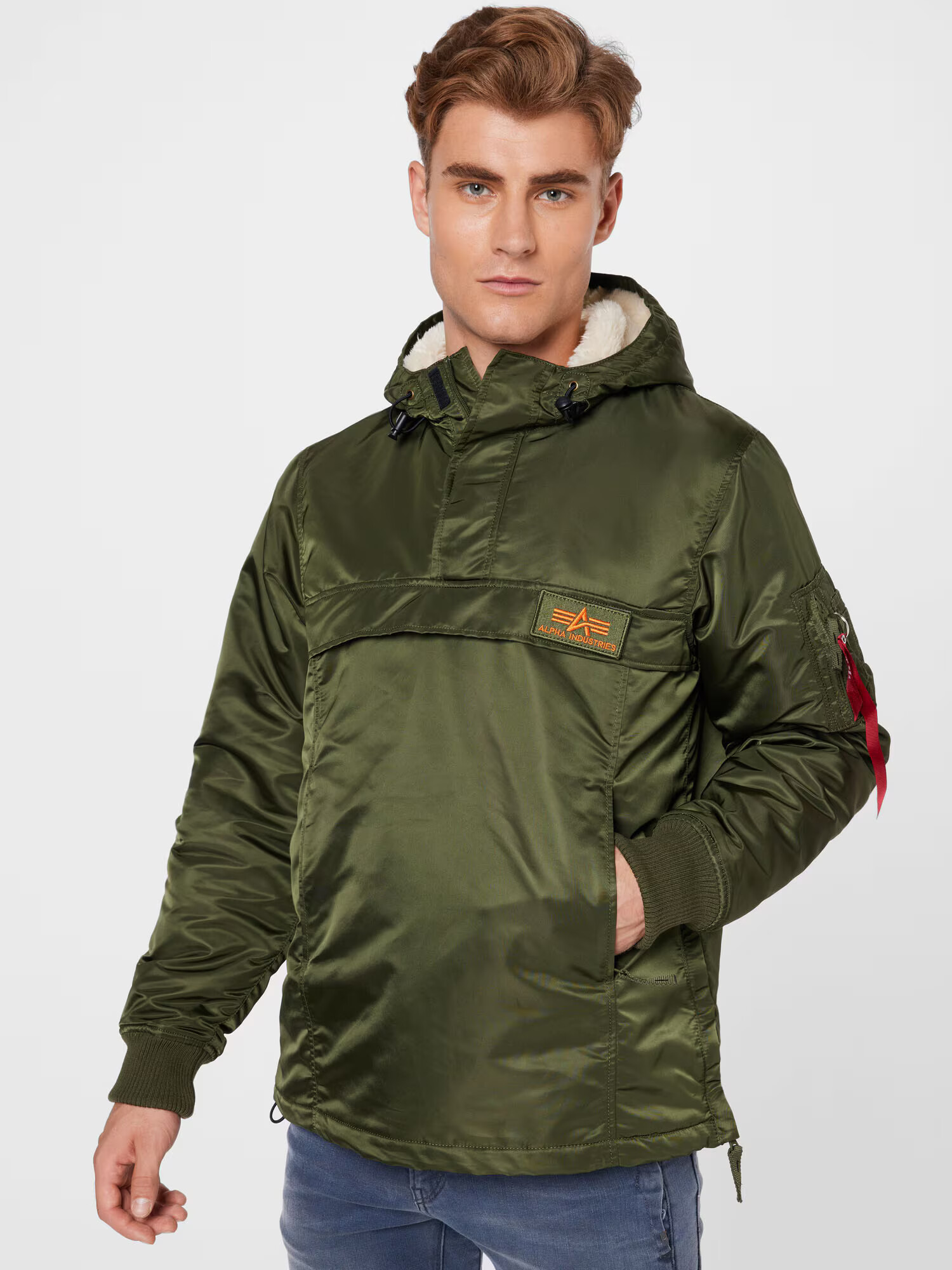 ALPHA INDUSTRIES Prehodna jakna kaki - Pepit.si