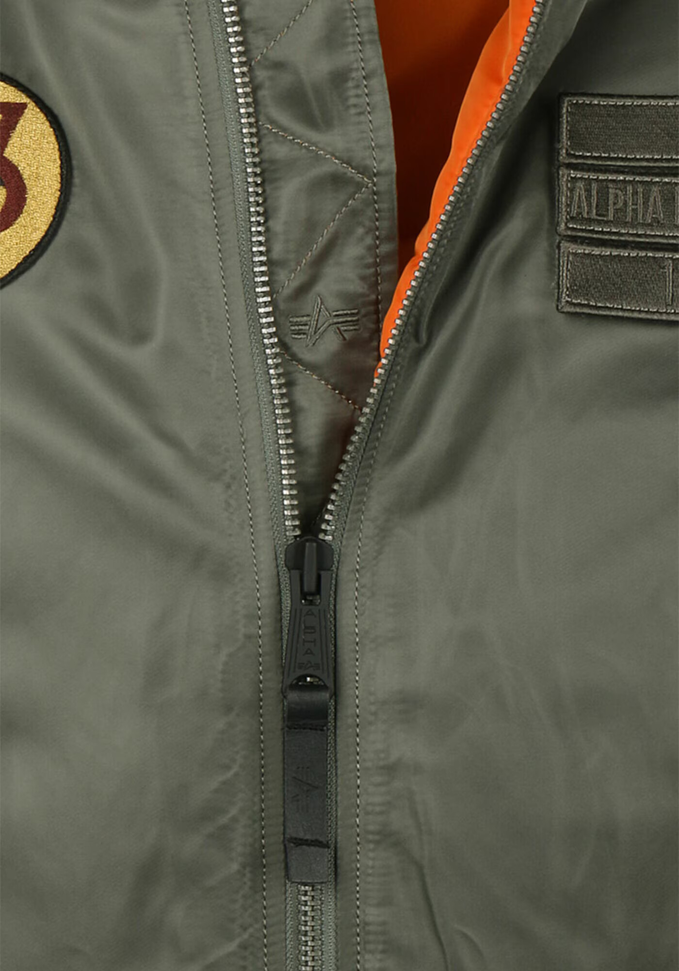 ALPHA INDUSTRIES Prehodna jakna ' MA-1 Air Force ' mešane barve / oranžna - Pepit.si