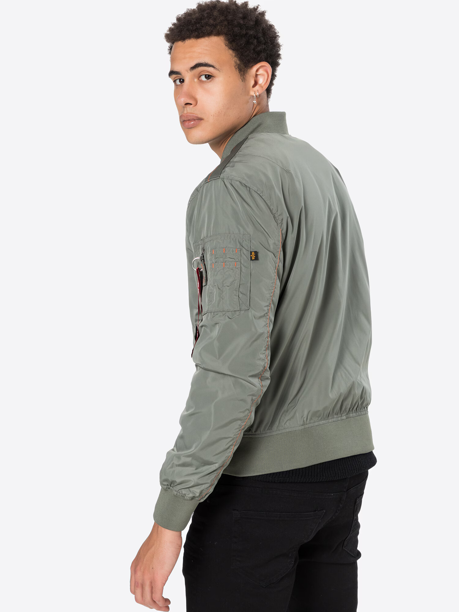 ALPHA INDUSTRIES Prehodna jakna 'MA-1 Parachute' temno zelena - Pepit.si