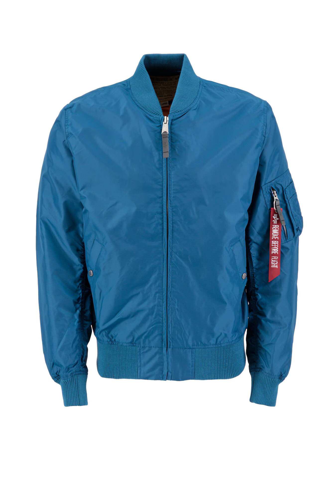 ALPHA INDUSTRIES Prehodna jakna 'MA-1 TT' modra / rdeča / bela - Pepit.si