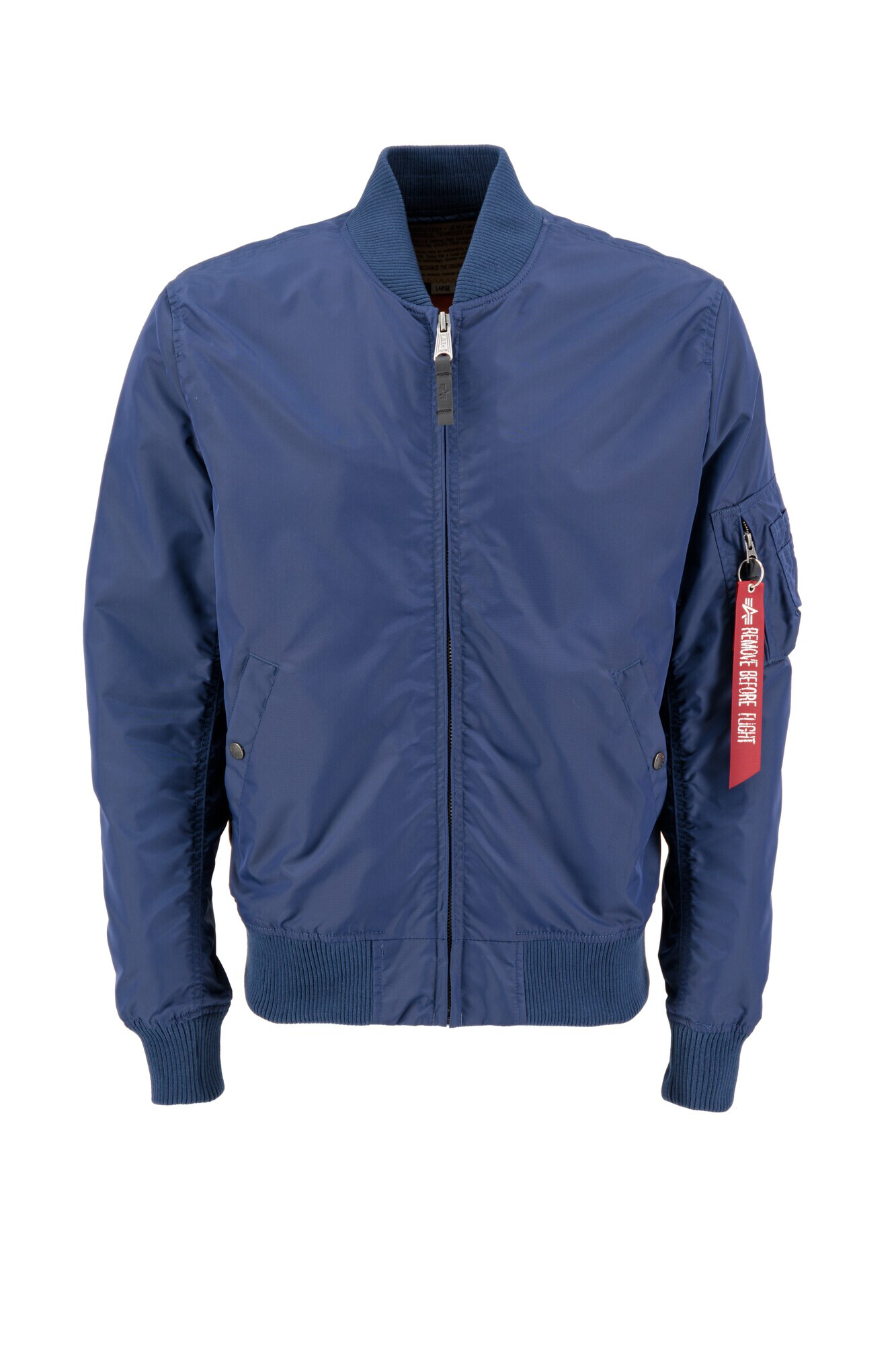 ALPHA INDUSTRIES Prehodna jakna 'MA-1 TT' mornarska / rdeča / bela - Pepit.si