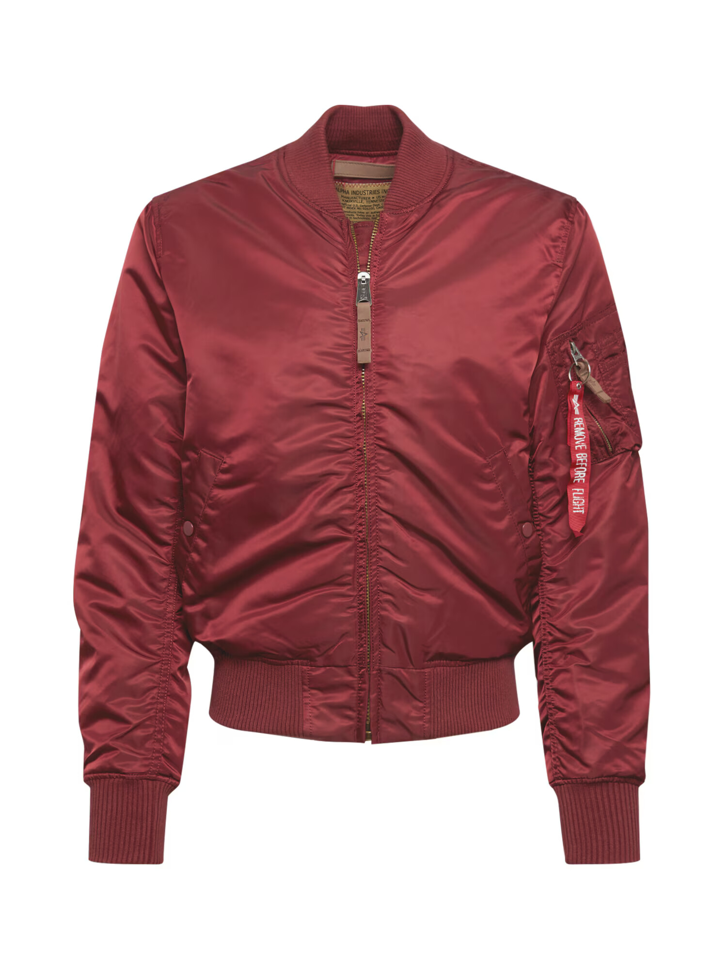 ALPHA INDUSTRIES Prehodna jakna 'MA-1 VF 59' burgund - Pepit.si