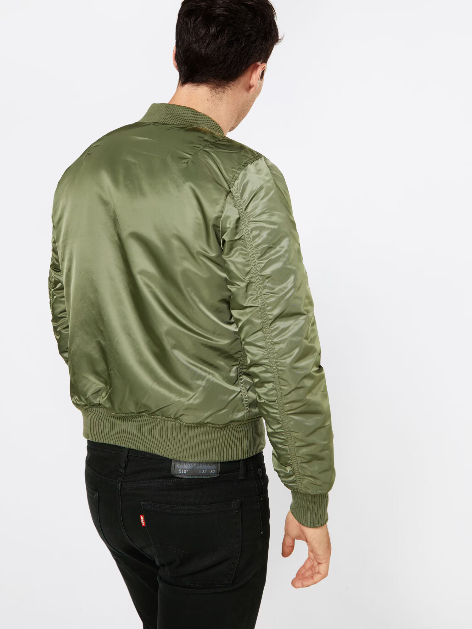 ALPHA INDUSTRIES Prehodna jakna 'MA-1 VF NASA' oliva - Pepit.si