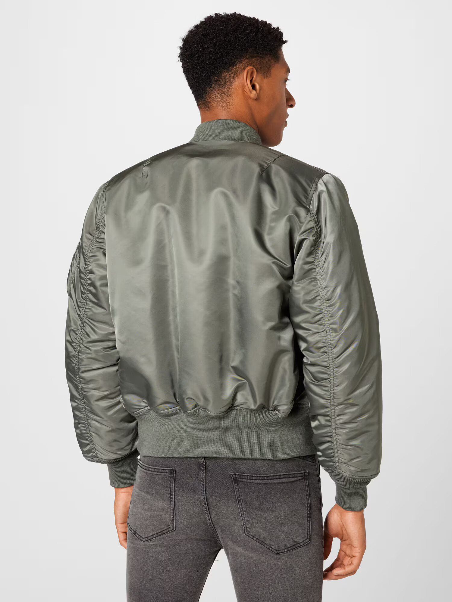 ALPHA INDUSTRIES Prehodna jakna temno zelena - Pepit.si