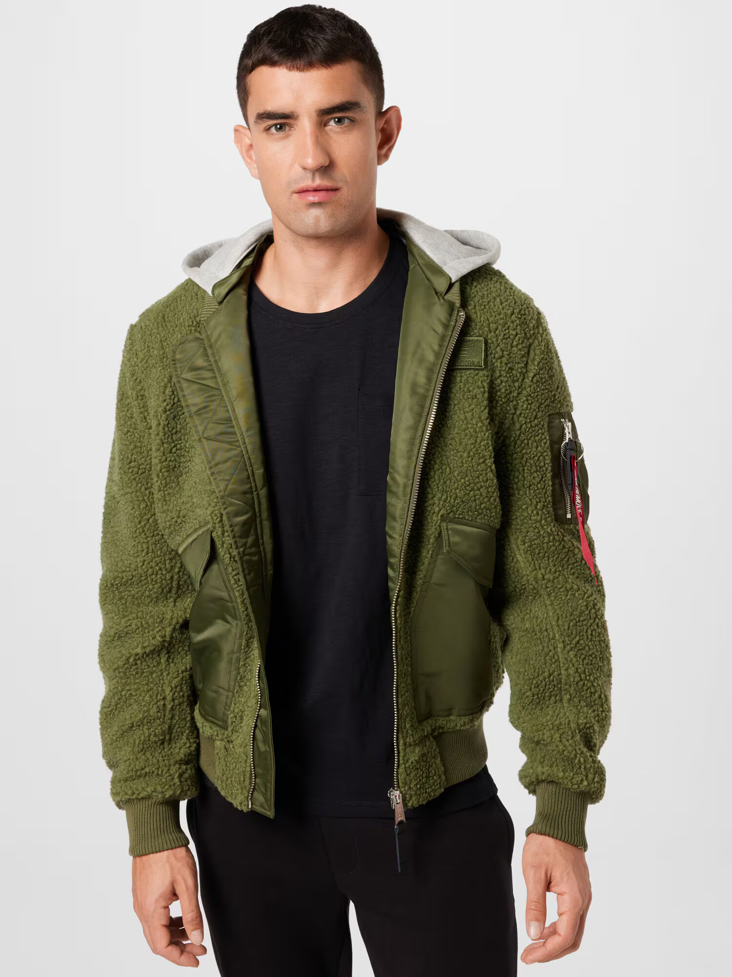 ALPHA INDUSTRIES Prehodna jakna oliva - Pepit.si