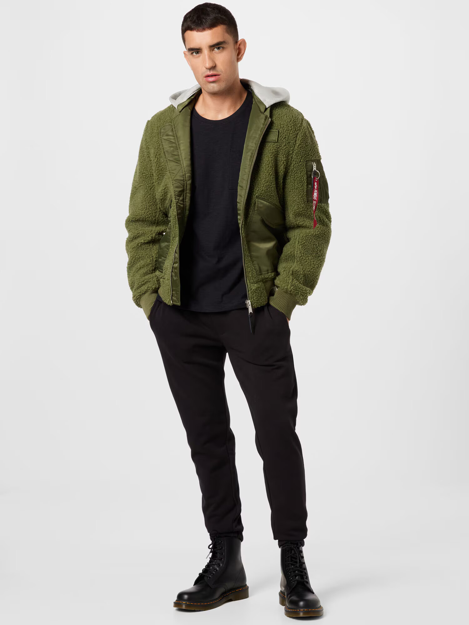 ALPHA INDUSTRIES Prehodna jakna oliva - Pepit.si