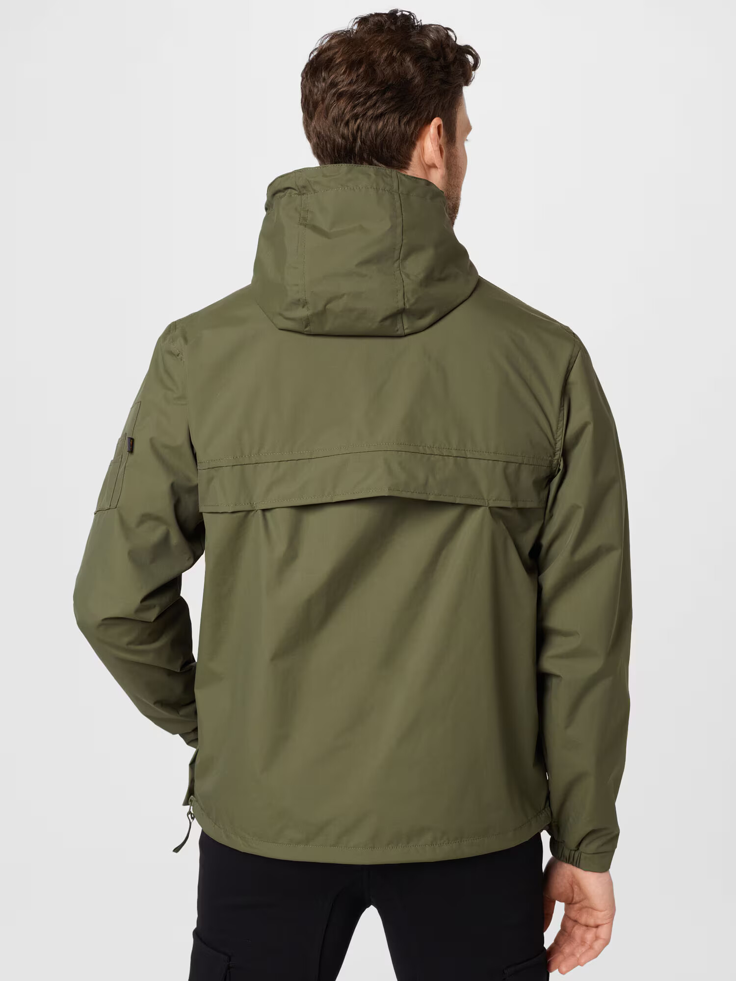 ALPHA INDUSTRIES Prehodna jakna oliva / črna - Pepit.si