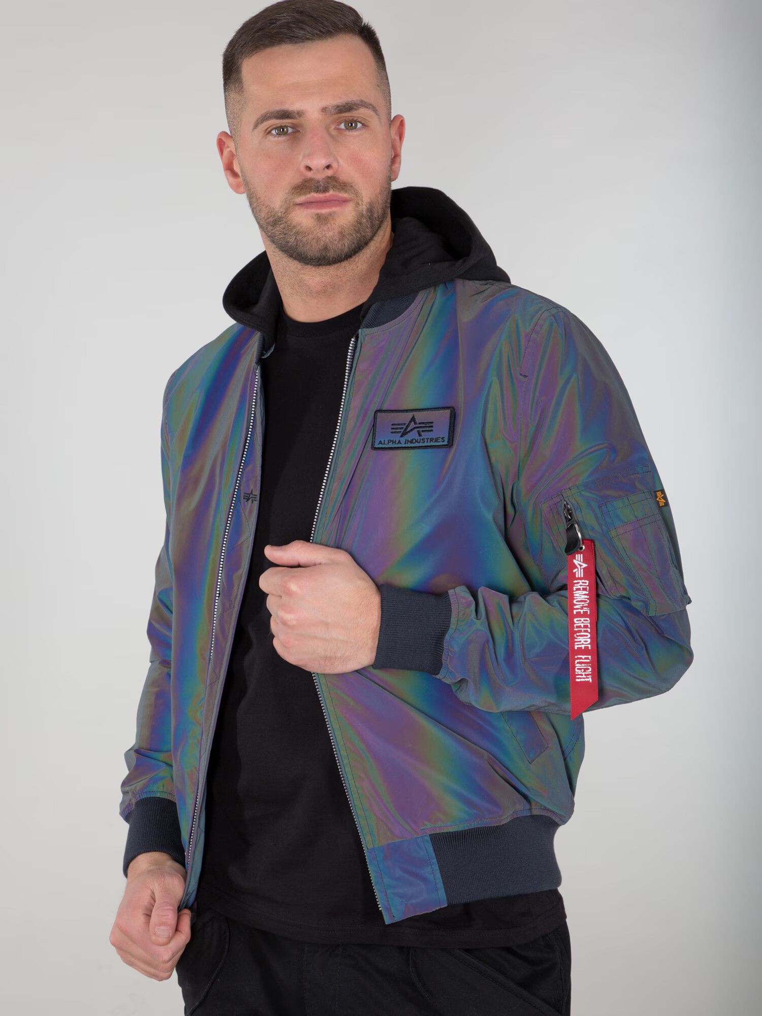 ALPHA INDUSTRIES Prehodna jakna 'Rainbow' mešane barve - Pepit.si