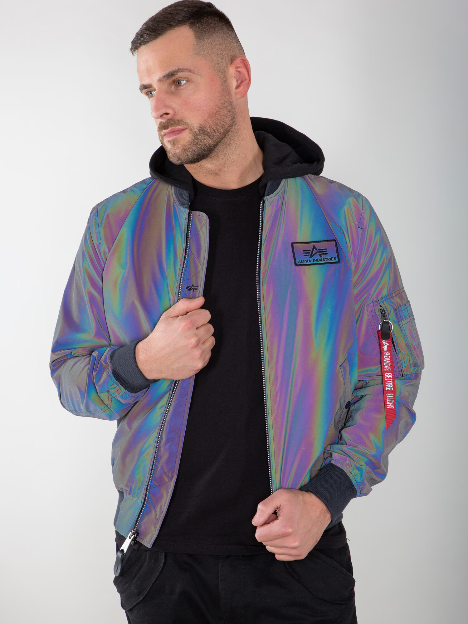 ALPHA INDUSTRIES Prehodna jakna 'Rainbow' mešane barve - Pepit.si