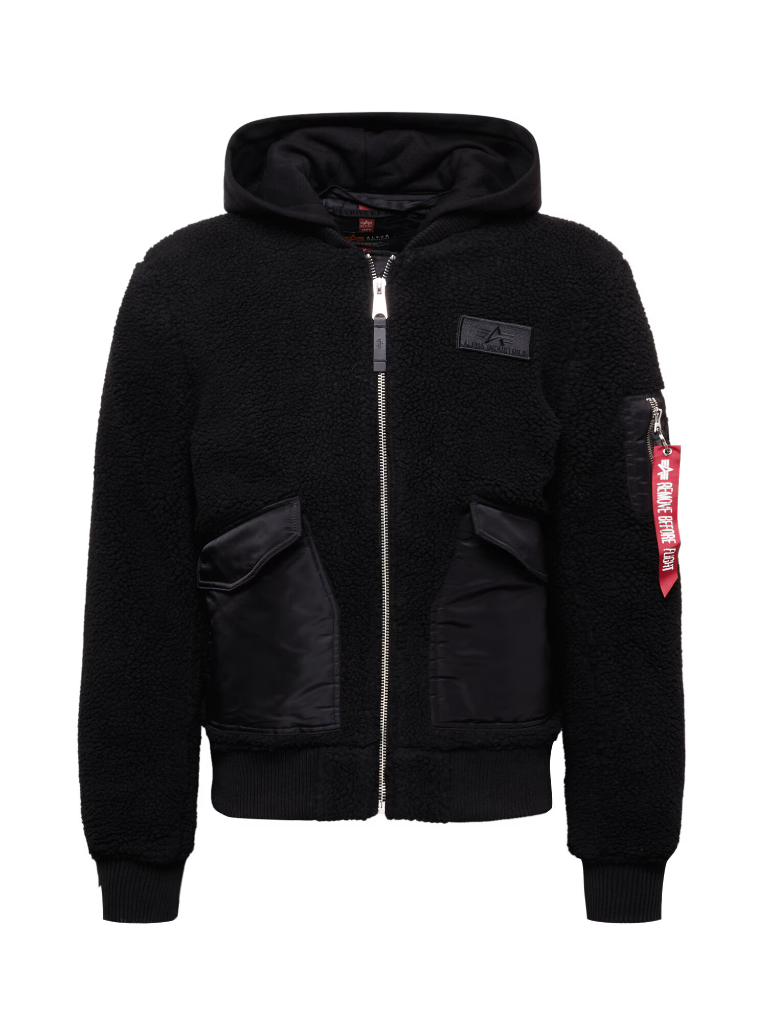 ALPHA INDUSTRIES Prehodna jakna rdeča / črna - Pepit.si