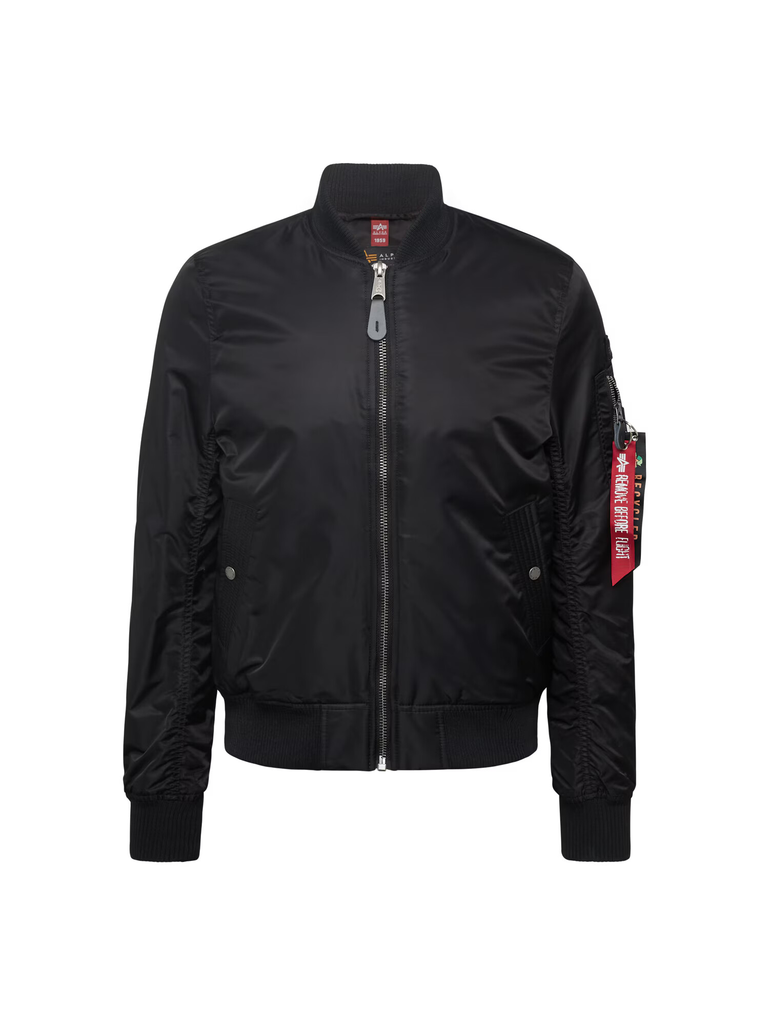 ALPHA INDUSTRIES Prehodna jakna rdeča / črna / bela - Pepit.si