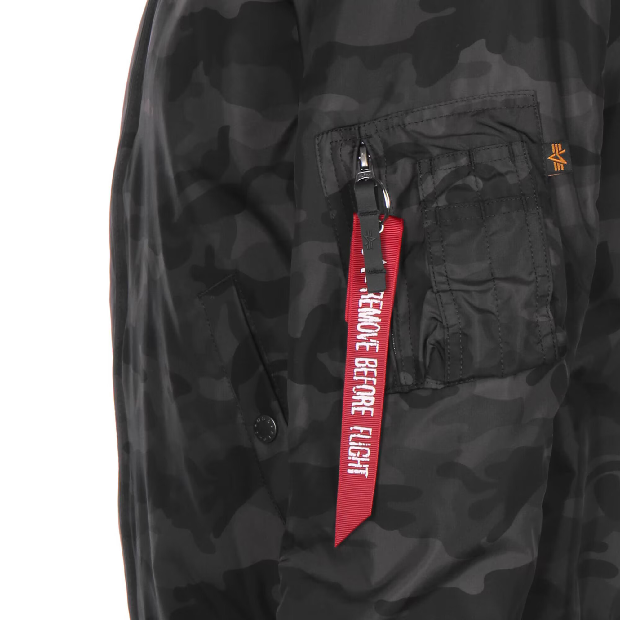 ALPHA INDUSTRIES Prehodna jakna siva / temno zelena / rdeča / črna - Pepit.si