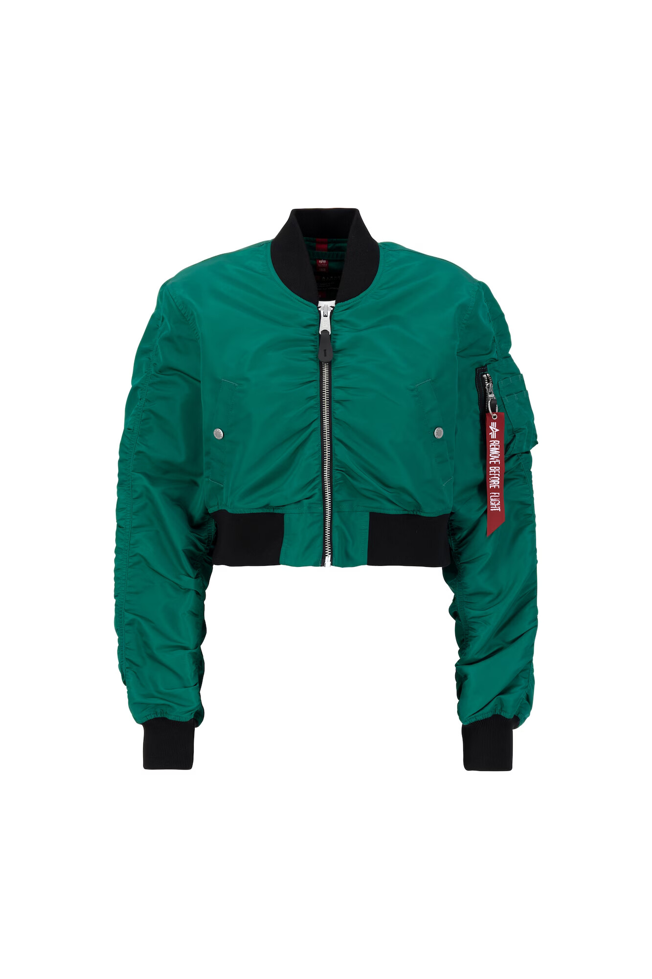 ALPHA INDUSTRIES Prehodna jakna smaragd / črna - Pepit.si