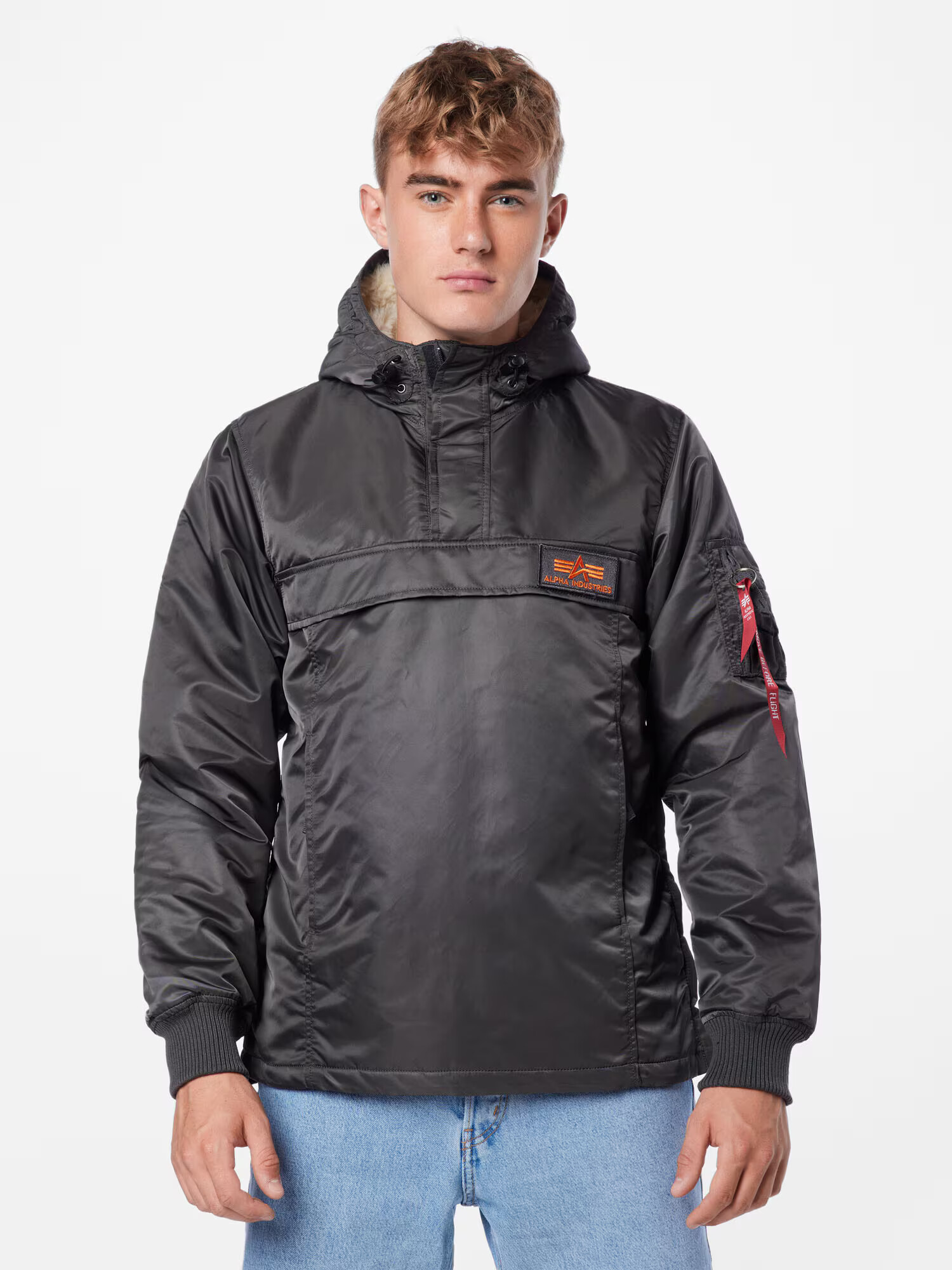 ALPHA INDUSTRIES Prehodna jakna temno siva - Pepit.si