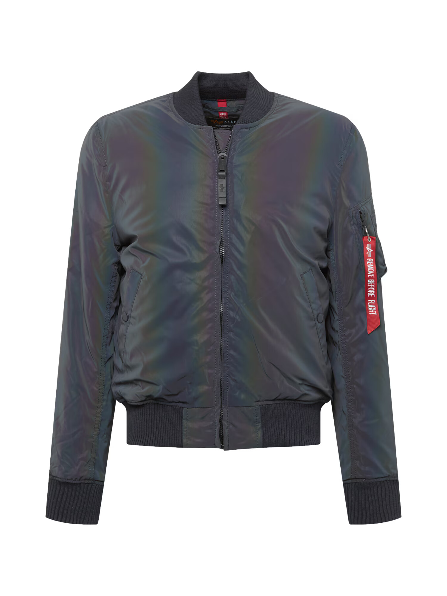 ALPHA INDUSTRIES Prehodna jakna temno siva / mešane barve - Pepit.si