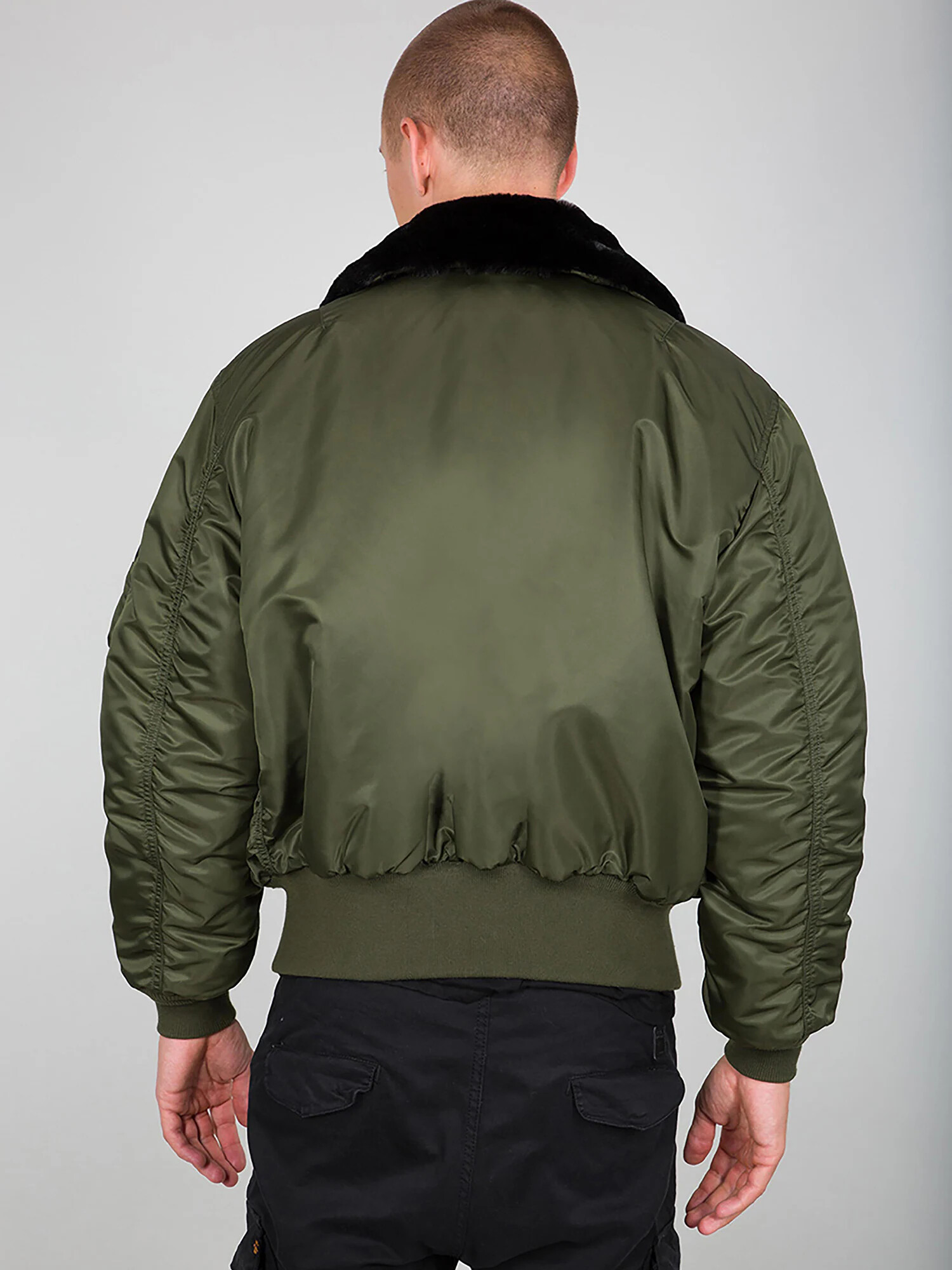 ALPHA INDUSTRIES Prehodna jakna temno zelena - Pepit.si