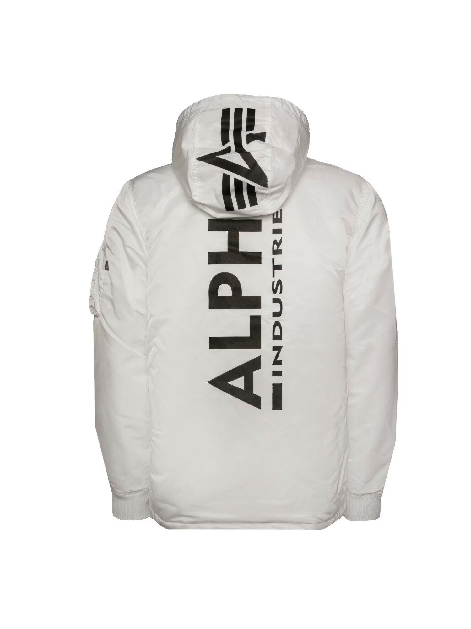 ALPHA INDUSTRIES Zimska jakna črna / bela - Pepit.si