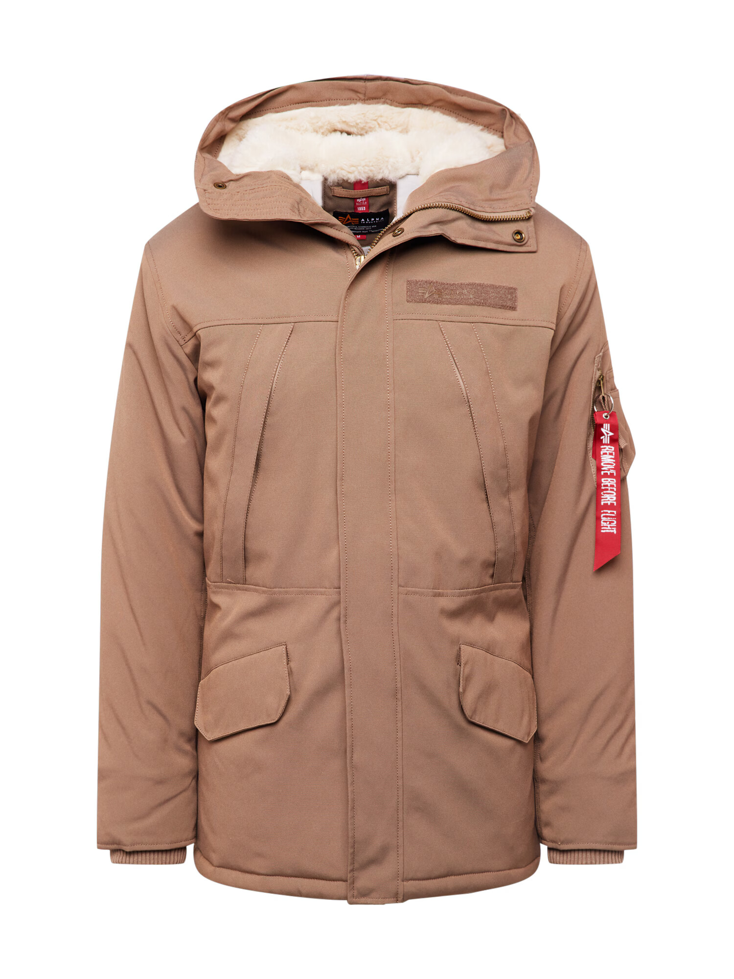 ALPHA INDUSTRIES Prehodna jakna 'Expedition' kapučino - Pepit.si