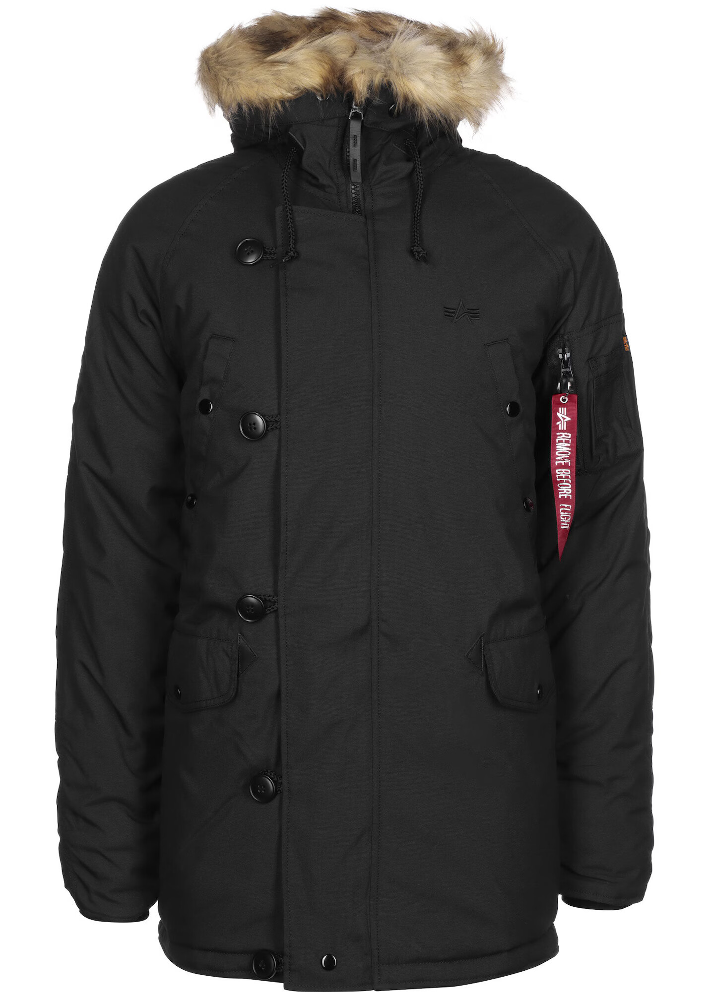 ALPHA INDUSTRIES Zimska jakna 'Explorer' črna - Pepit.si