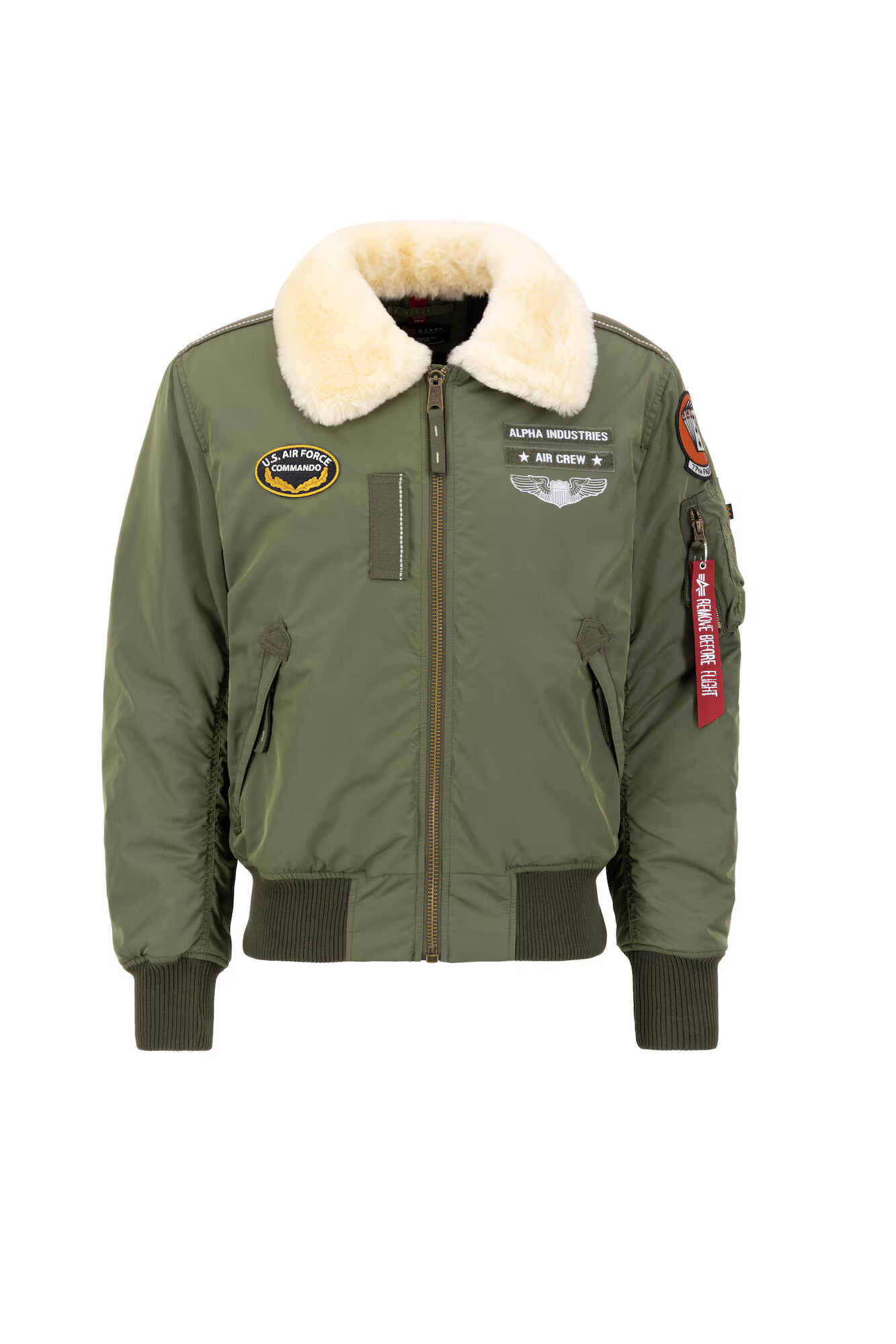 ALPHA INDUSTRIES Zimska jakna 'Injector III Air Force' kaki / mešane barve - Pepit.si