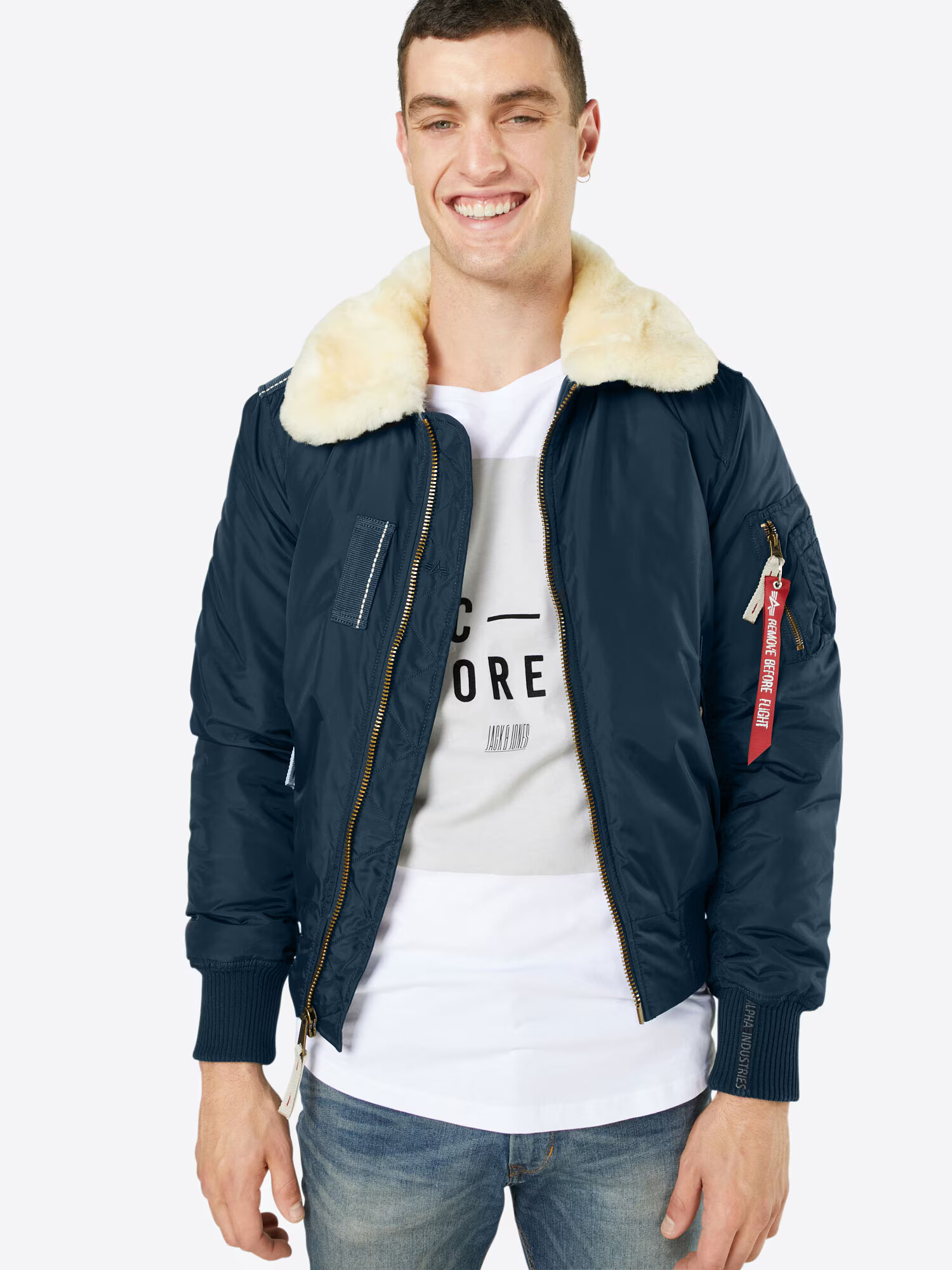 ALPHA INDUSTRIES Zimska jakna 'Injector III' mornarska - Pepit.si