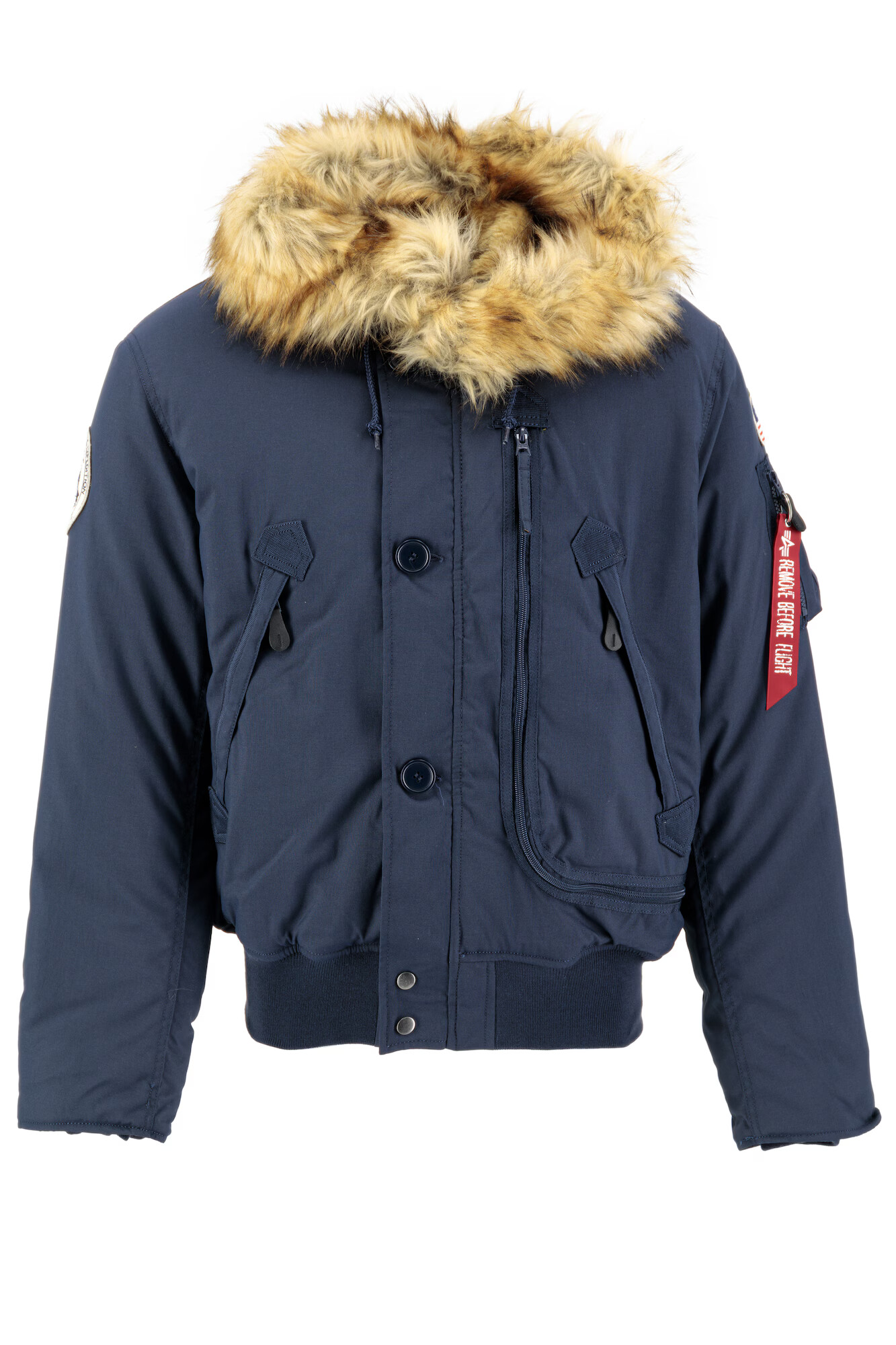 ALPHA INDUSTRIES Zimska jakna modra - Pepit.si