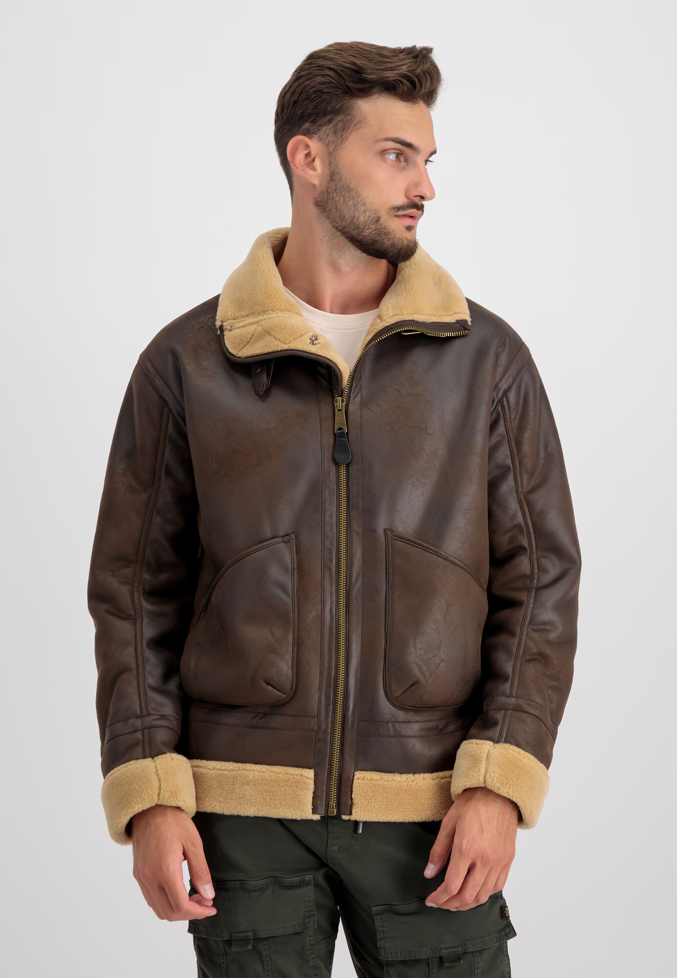 ALPHA INDUSTRIES Zimska jakna rjava - Pepit.si