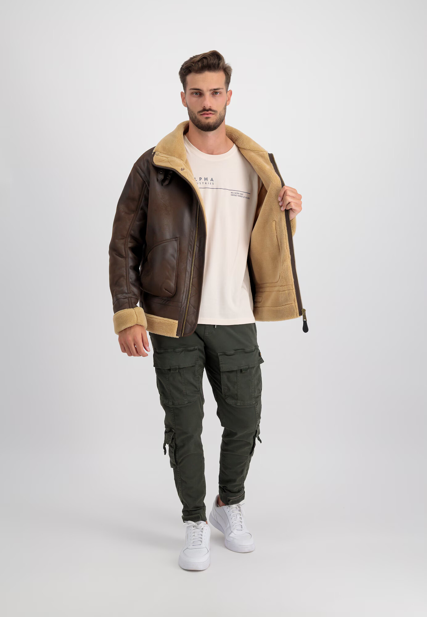 ALPHA INDUSTRIES Zimska jakna rjava - Pepit.si