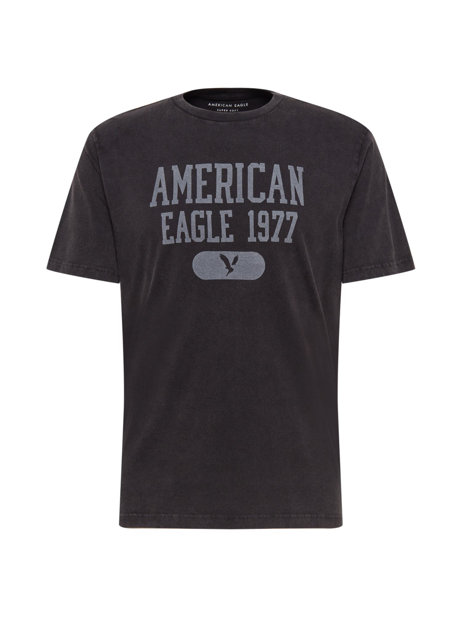 American Eagle Majica črna / siva - Pepit.si