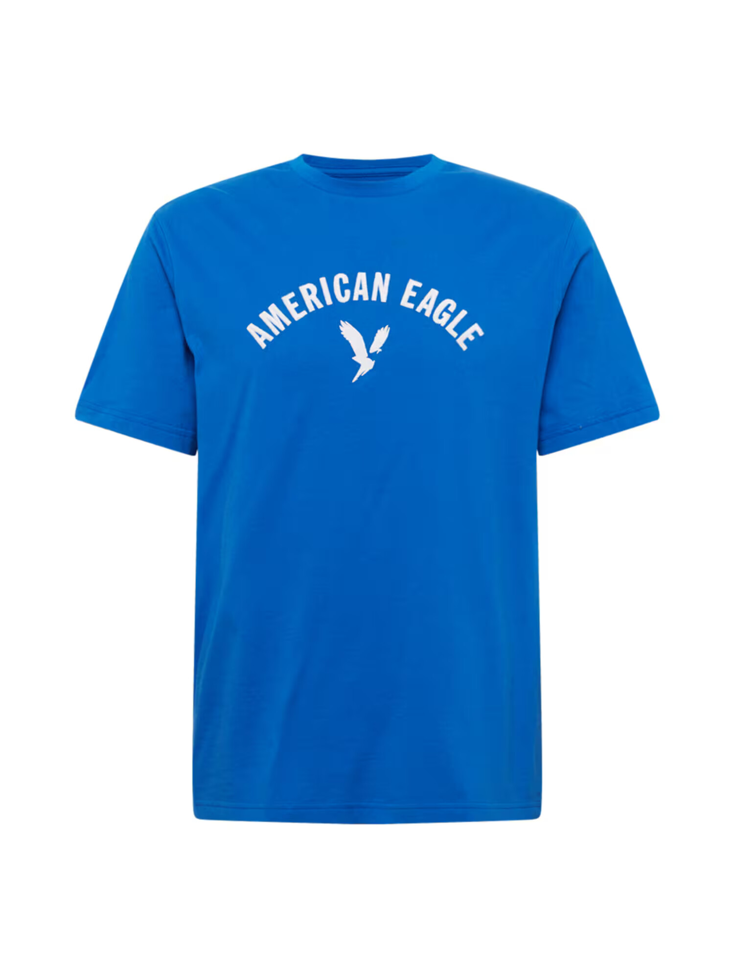 American Eagle Majica kraljevo modra / bela - Pepit.si