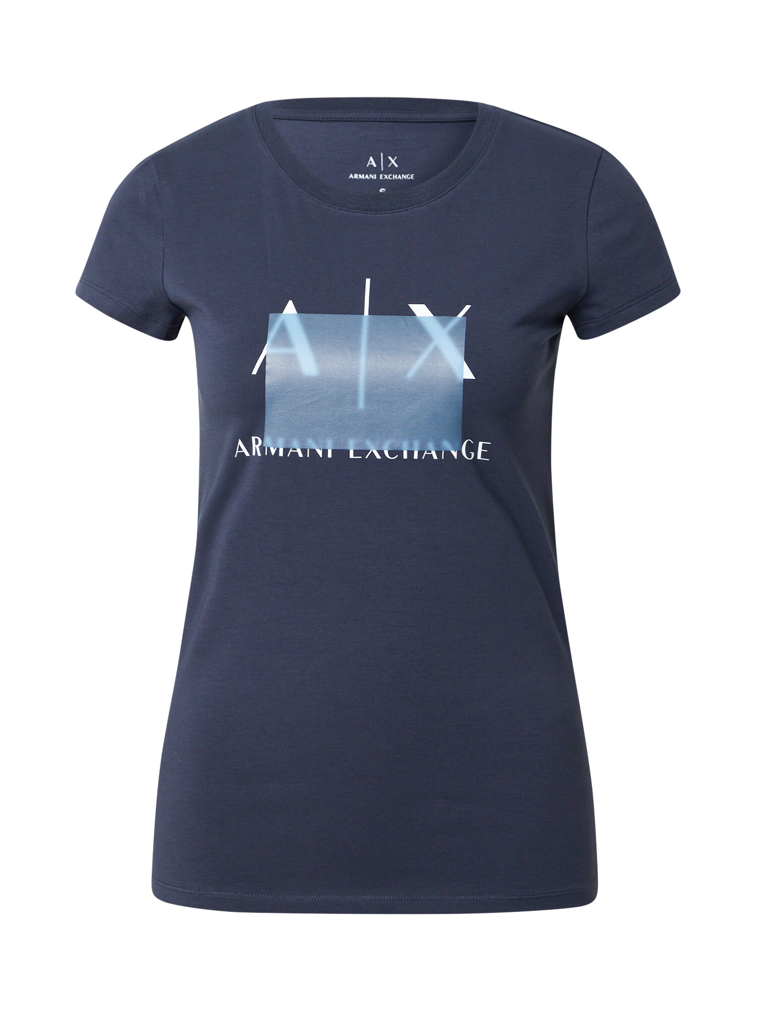 ARMANI EXCHANGE Majica '3LYTKA' modra / bela / mornarska - Pepit.si