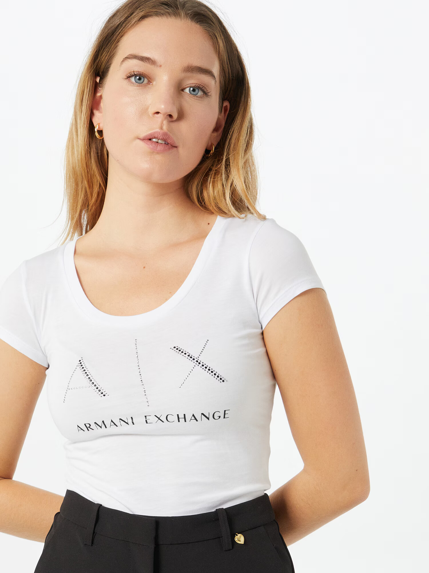 ARMANI EXCHANGE Majica bela - Pepit.si