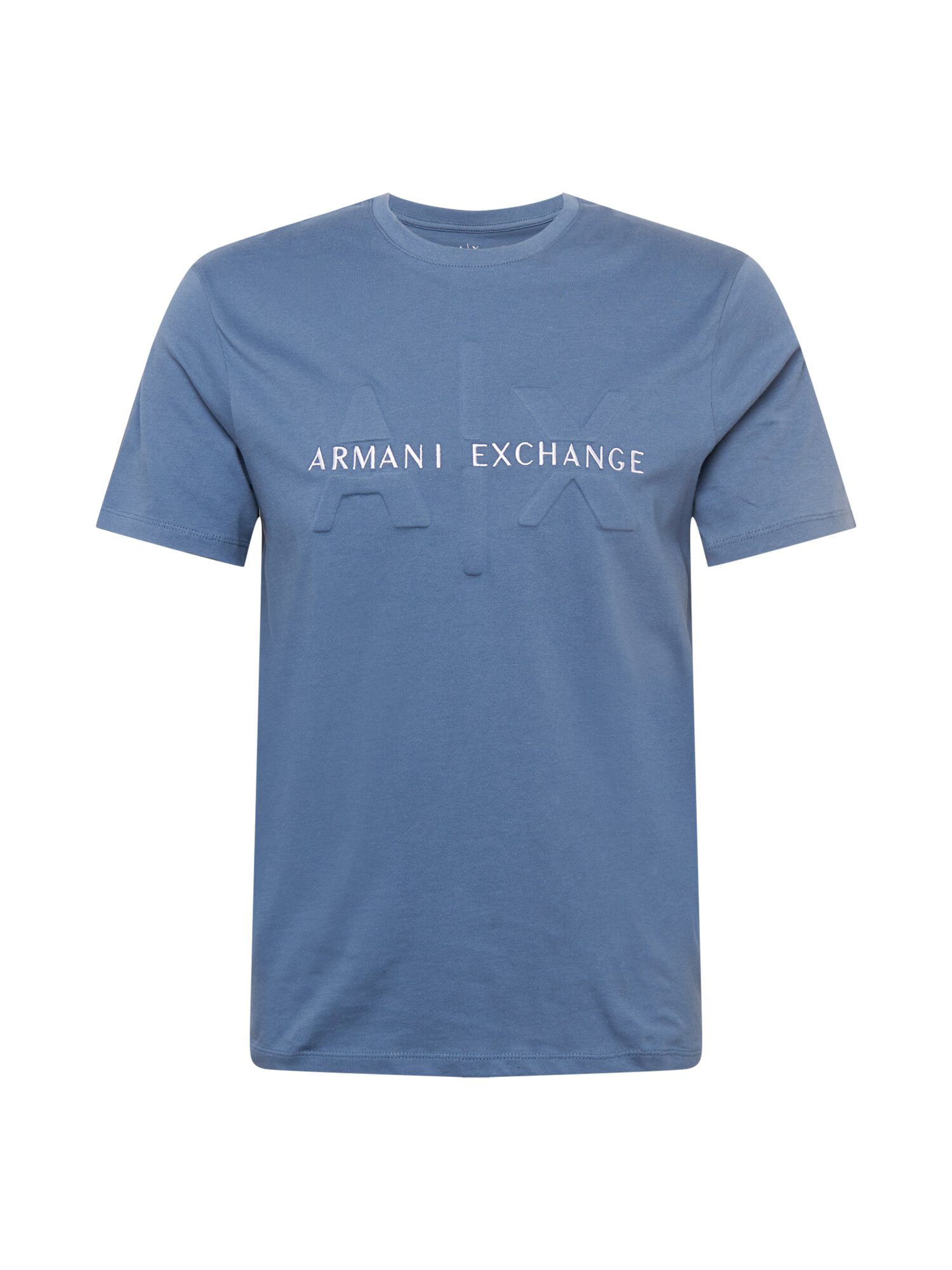 ARMANI EXCHANGE Majica bela / golobje modra - Pepit.si