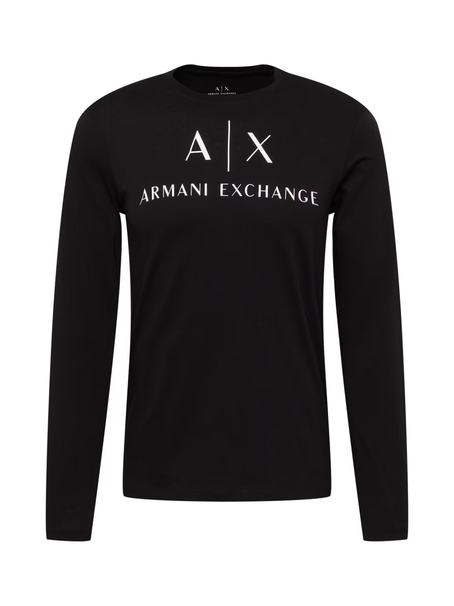 ARMANI EXCHANGE Majica črna / bela - Pepit.si