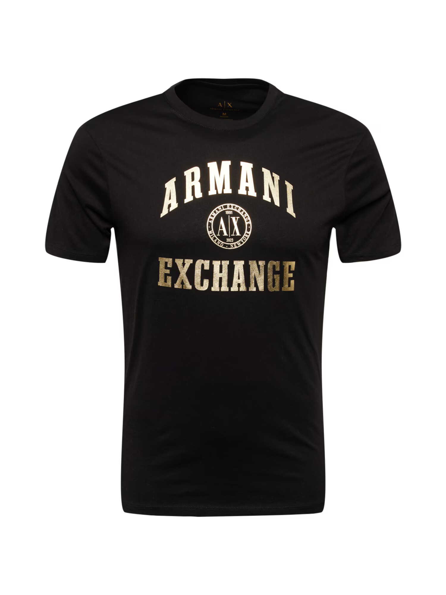 ARMANI EXCHANGE Majica zlata / črna - Pepit.si