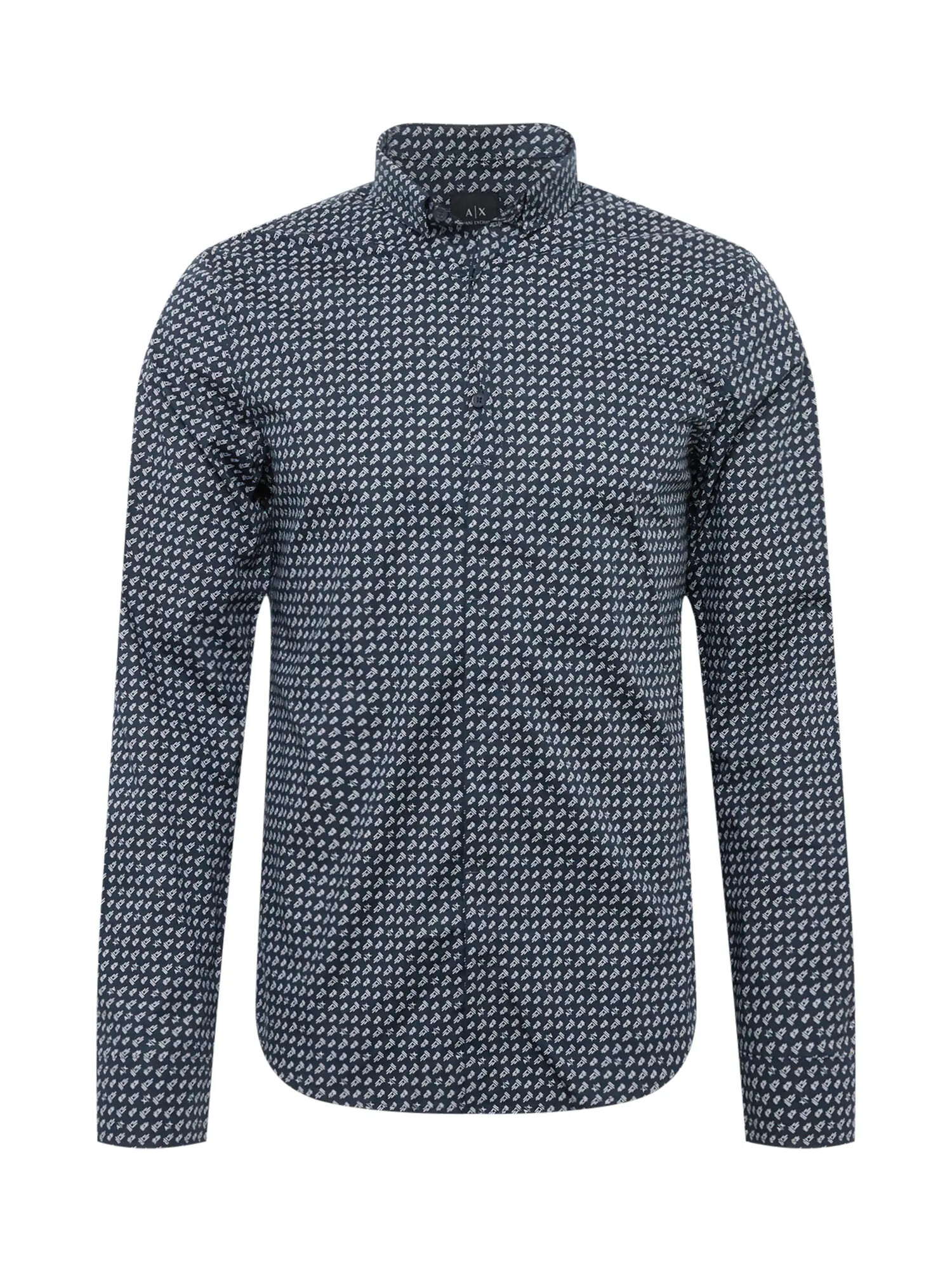 ARMANI EXCHANGE Srajca 'CAMICIA' marine / bela - Pepit.si