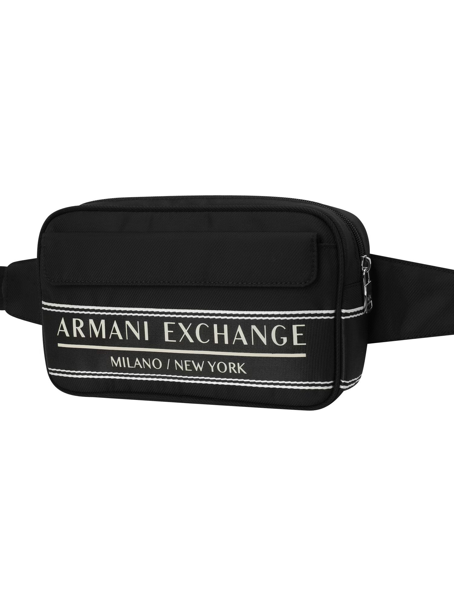 ARMANI EXCHANGE Torbica za okrog pasu 'BORSA' črna - Pepit.si