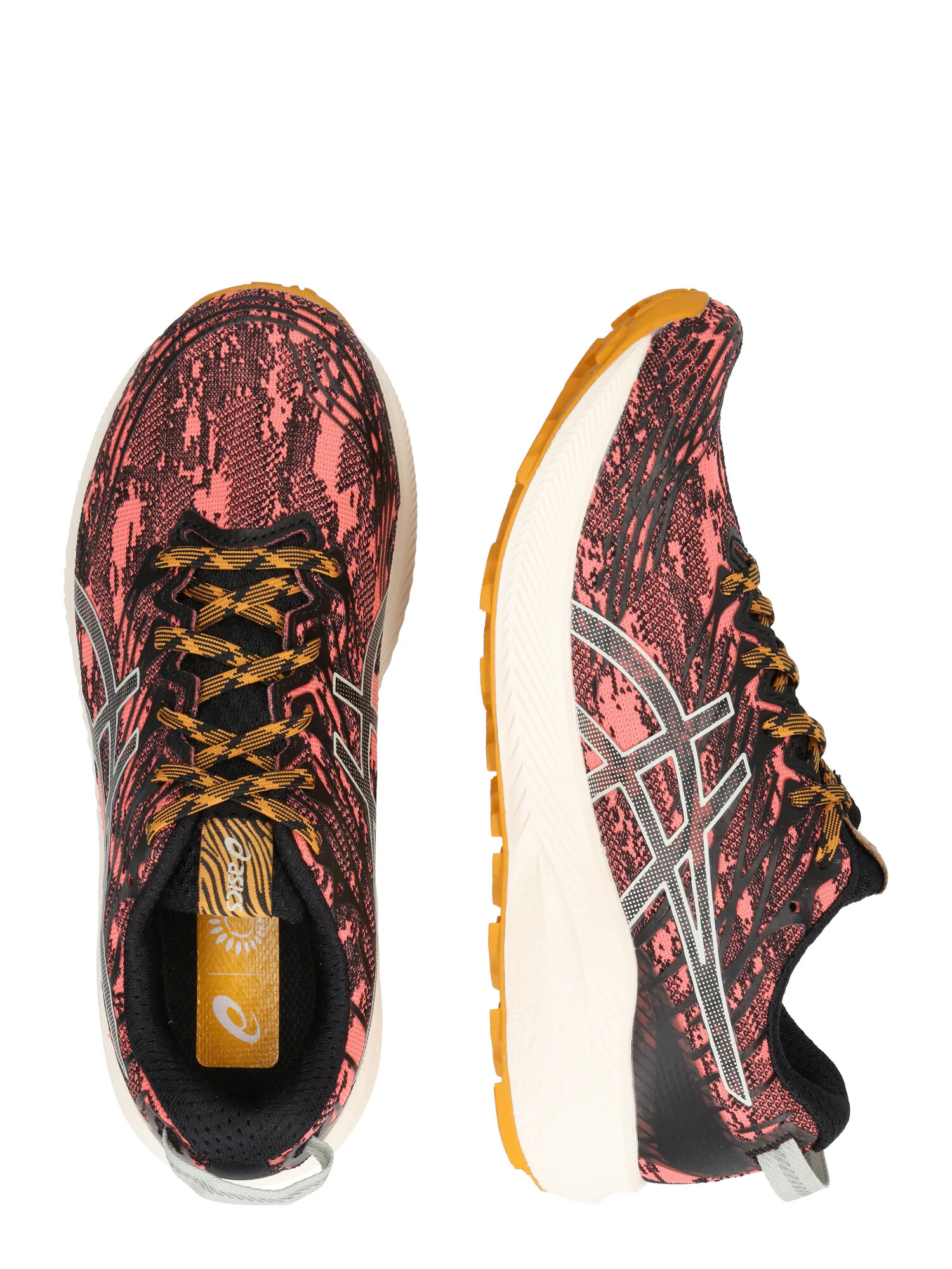 ASICS Nizki čevelj 'FUJI LITE' oranžna / losos / črna / bela - Pepit.si