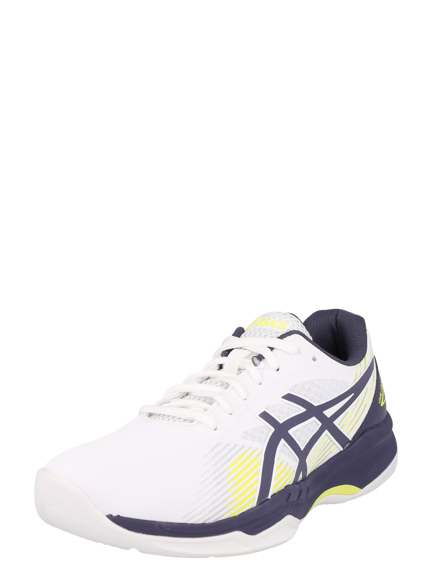 ASICS Športni čevelj 'GEL-GAME 8' bela / temno modra / rumena - Pepit.si