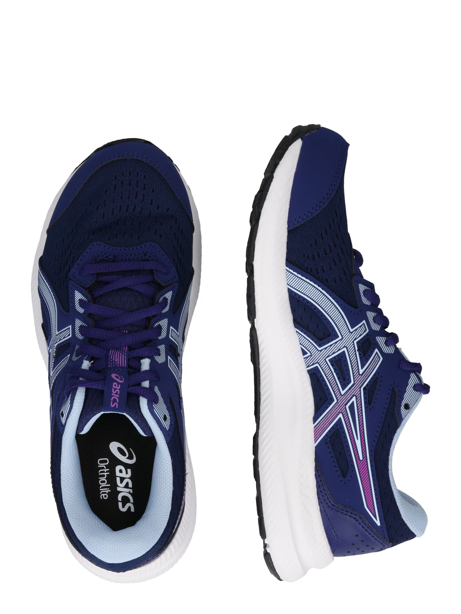 ASICS Tekaški čevelj 'Contend 8' svetlo modra / temno modra / lila - Pepit.si